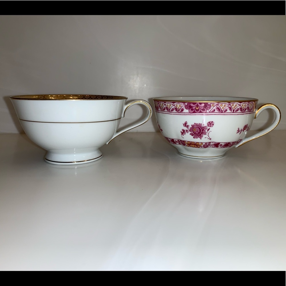 Antique Lot 2 Porcelain Tea Coffee Cups